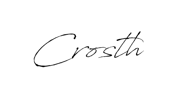 Once you've used our free online signature maker to create your best signature Antro_Vectra style, it's time to enjoy all of the benefits that Crosth name signing documents. Crosth signature style 6 images and pictures png
