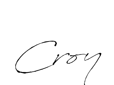 Best and Professional Signature Style for Croy. Antro_Vectra Best Signature Style Collection. Croy signature style 6 images and pictures png