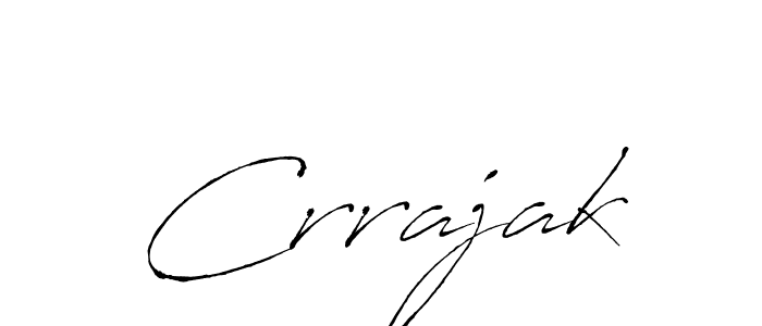 Design your own signature with our free online signature maker. With this signature software, you can create a handwritten (Antro_Vectra) signature for name Crrajak. Crrajak signature style 6 images and pictures png