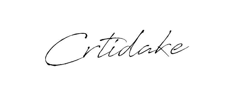 Once you've used our free online signature maker to create your best signature Antro_Vectra style, it's time to enjoy all of the benefits that Crtidake name signing documents. Crtidake signature style 6 images and pictures png