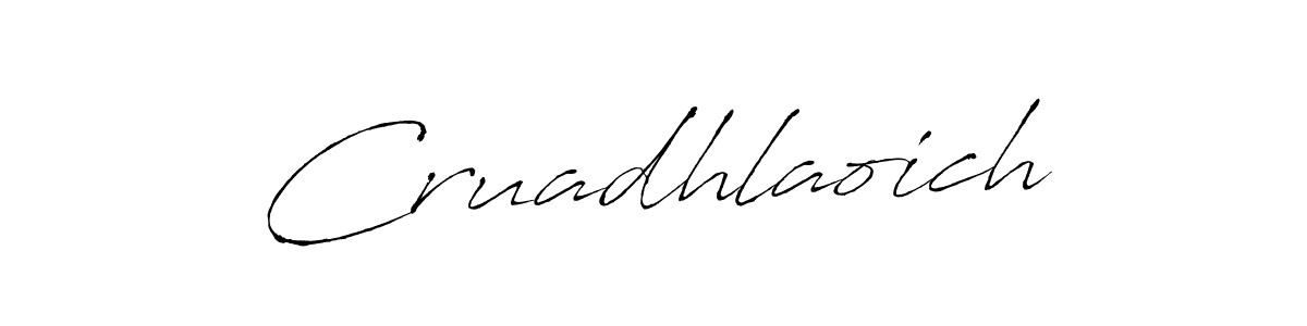 Make a beautiful signature design for name Cruadhlaoich. With this signature (Antro_Vectra) style, you can create a handwritten signature for free. Cruadhlaoich signature style 6 images and pictures png