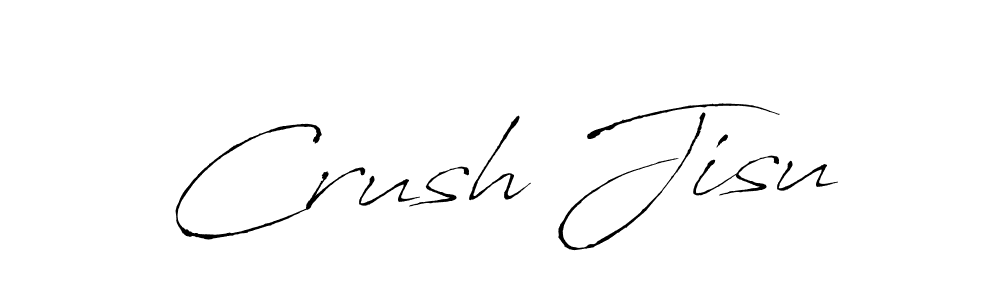 How to make Crush Jisu name signature. Use Antro_Vectra style for creating short signs online. This is the latest handwritten sign. Crush Jisu signature style 6 images and pictures png