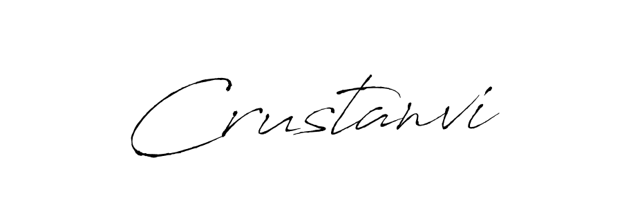 You should practise on your own different ways (Antro_Vectra) to write your name (Crustanvi) in signature. don't let someone else do it for you. Crustanvi signature style 6 images and pictures png