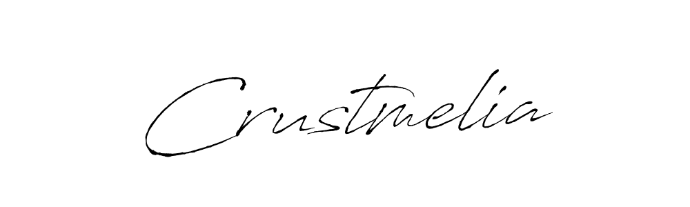 Antro_Vectra is a professional signature style that is perfect for those who want to add a touch of class to their signature. It is also a great choice for those who want to make their signature more unique. Get Crustmelia name to fancy signature for free. Crustmelia signature style 6 images and pictures png