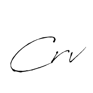 Design your own signature with our free online signature maker. With this signature software, you can create a handwritten (Antro_Vectra) signature for name Crv. Crv signature style 6 images and pictures png