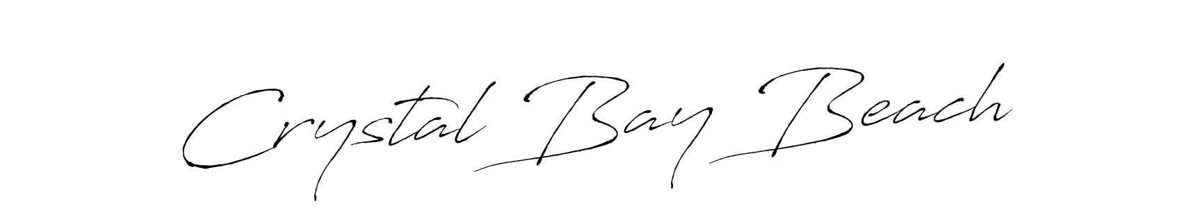 Use a signature maker to create a handwritten signature online. With this signature software, you can design (Antro_Vectra) your own signature for name Crystal Bay Beach. Crystal Bay Beach signature style 6 images and pictures png