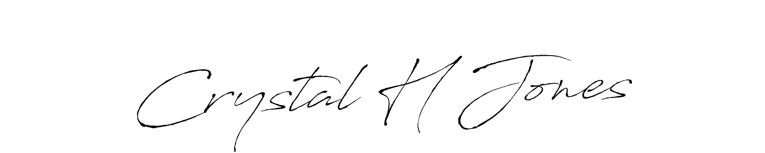 The best way (Antro_Vectra) to make a short signature is to pick only two or three words in your name. The name Crystal H Jones include a total of six letters. For converting this name. Crystal H Jones signature style 6 images and pictures png