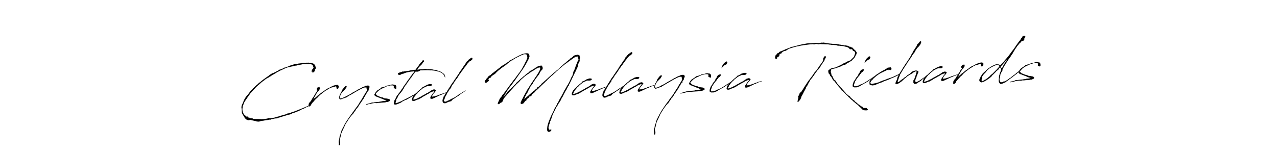 Check out images of Autograph of Crystal Malaysia Richards name. Actor Crystal Malaysia Richards Signature Style. Antro_Vectra is a professional sign style online. Crystal Malaysia Richards signature style 6 images and pictures png