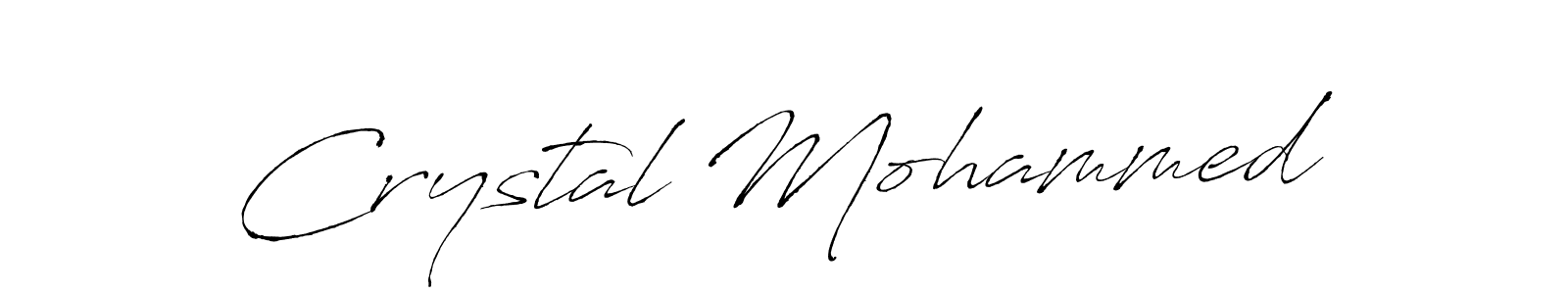 Make a beautiful signature design for name Crystal Mohammed. Use this online signature maker to create a handwritten signature for free. Crystal Mohammed signature style 6 images and pictures png