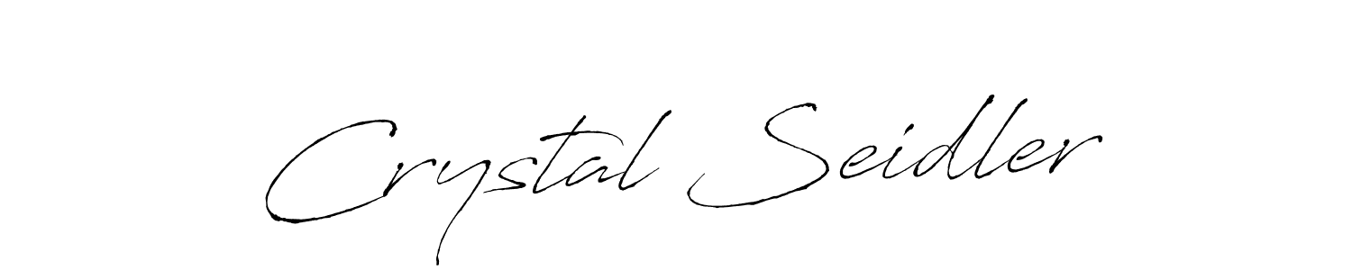 It looks lik you need a new signature style for name Crystal Seidler. Design unique handwritten (Antro_Vectra) signature with our free signature maker in just a few clicks. Crystal Seidler signature style 6 images and pictures png