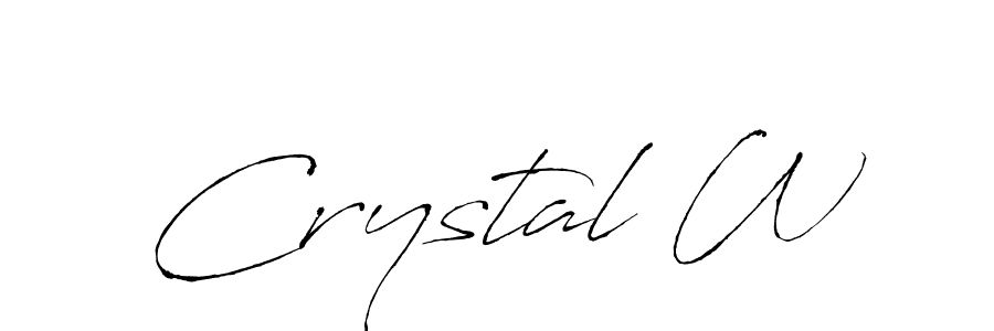 How to Draw Crystal W signature style? Antro_Vectra is a latest design signature styles for name Crystal W. Crystal W signature style 6 images and pictures png