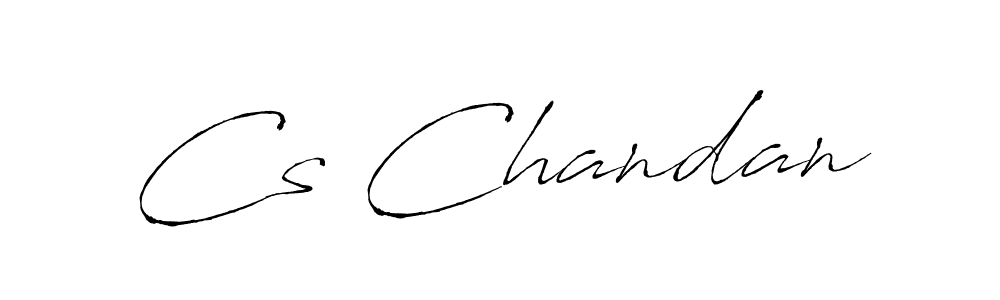 Make a beautiful signature design for name Cs Chandan. Use this online signature maker to create a handwritten signature for free. Cs Chandan signature style 6 images and pictures png