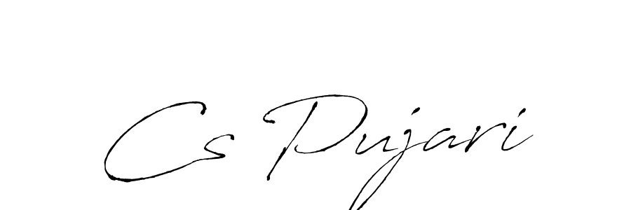 It looks lik you need a new signature style for name Cs Pujari. Design unique handwritten (Antro_Vectra) signature with our free signature maker in just a few clicks. Cs Pujari signature style 6 images and pictures png