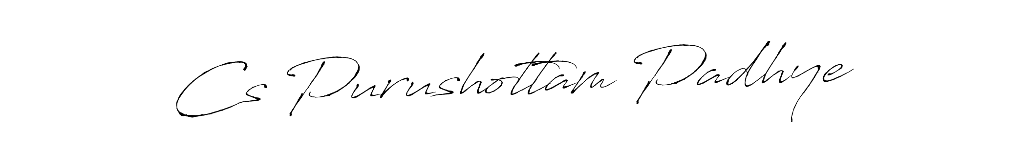 This is the best signature style for the Cs Purushottam Padhye name. Also you like these signature font (Antro_Vectra). Mix name signature. Cs Purushottam Padhye signature style 6 images and pictures png