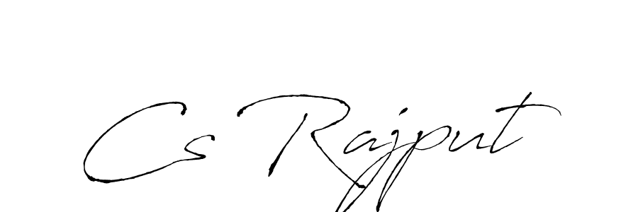 It looks lik you need a new signature style for name Cs Rajput. Design unique handwritten (Antro_Vectra) signature with our free signature maker in just a few clicks. Cs Rajput signature style 6 images and pictures png