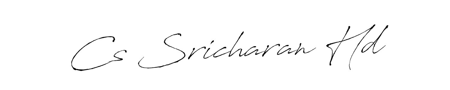 Make a beautiful signature design for name Cs Sricharan Hd. Use this online signature maker to create a handwritten signature for free. Cs Sricharan Hd signature style 6 images and pictures png