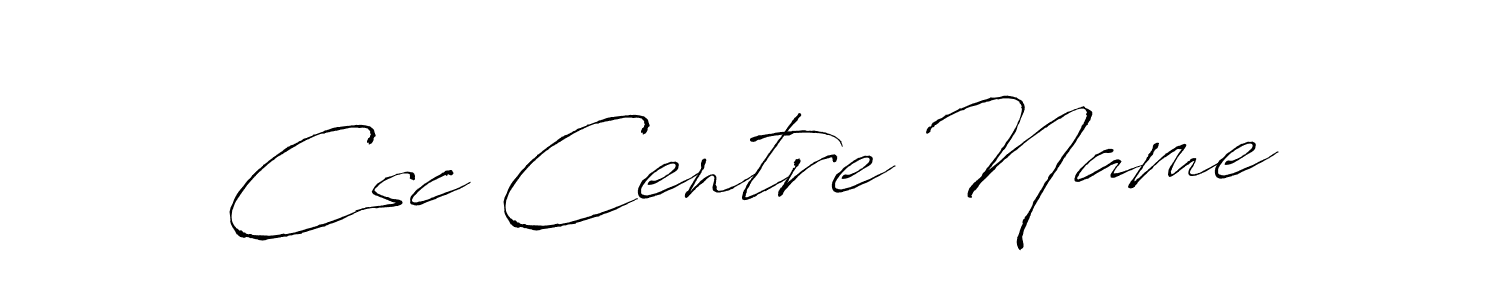 This is the best signature style for the Csc Centre Name name. Also you like these signature font (Antro_Vectra). Mix name signature. Csc Centre Name signature style 6 images and pictures png