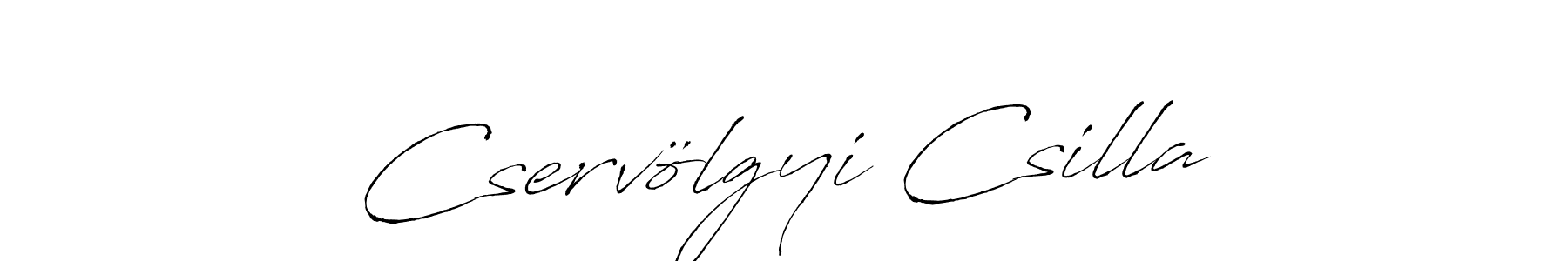 Also we have Cservölgyi Csilla name is the best signature style. Create professional handwritten signature collection using Antro_Vectra autograph style. Cservölgyi Csilla signature style 6 images and pictures png