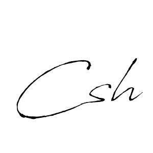 Create a beautiful signature design for name Csh. With this signature (Antro_Vectra) fonts, you can make a handwritten signature for free. Csh signature style 6 images and pictures png