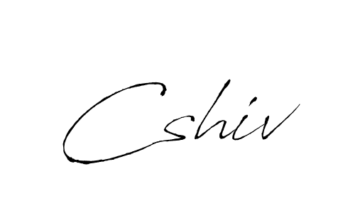 Cshiv stylish signature style. Best Handwritten Sign (Antro_Vectra) for my name. Handwritten Signature Collection Ideas for my name Cshiv. Cshiv signature style 6 images and pictures png