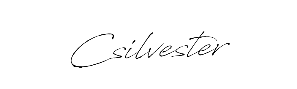 How to make Csilvester name signature. Use Antro_Vectra style for creating short signs online. This is the latest handwritten sign. Csilvester signature style 6 images and pictures png