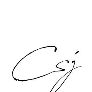 Design your own signature with our free online signature maker. With this signature software, you can create a handwritten (Antro_Vectra) signature for name Csj. Csj signature style 6 images and pictures png