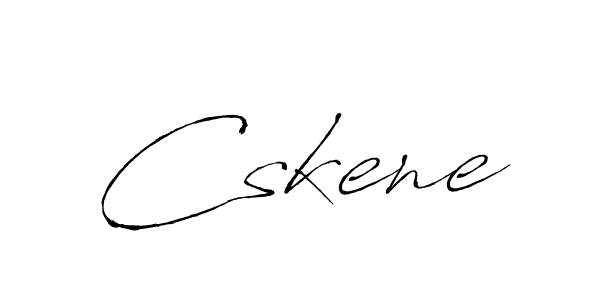 How to make Cskene name signature. Use Antro_Vectra style for creating short signs online. This is the latest handwritten sign. Cskene signature style 6 images and pictures png