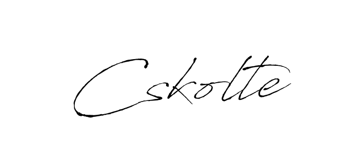 You should practise on your own different ways (Antro_Vectra) to write your name (Cskolte) in signature. don't let someone else do it for you. Cskolte signature style 6 images and pictures png