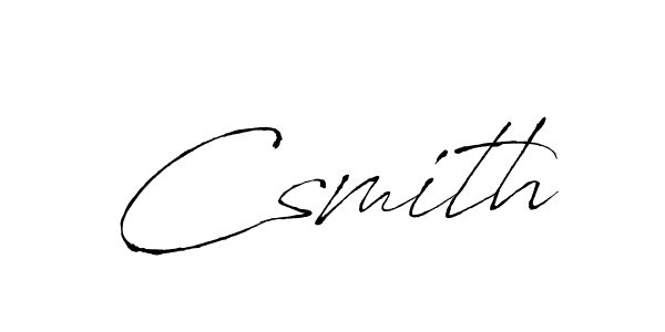 Design your own signature with our free online signature maker. With this signature software, you can create a handwritten (Antro_Vectra) signature for name Csmith. Csmith signature style 6 images and pictures png