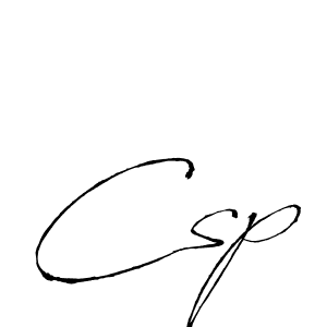 Use a signature maker to create a handwritten signature online. With this signature software, you can design (Antro_Vectra) your own signature for name Csp. Csp signature style 6 images and pictures png