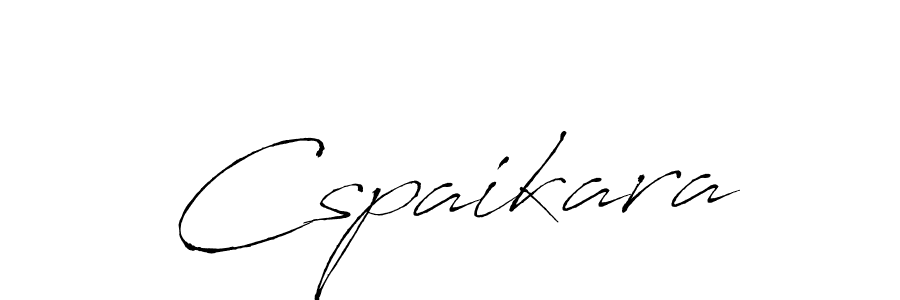 Cspaikara stylish signature style. Best Handwritten Sign (Antro_Vectra) for my name. Handwritten Signature Collection Ideas for my name Cspaikara. Cspaikara signature style 6 images and pictures png