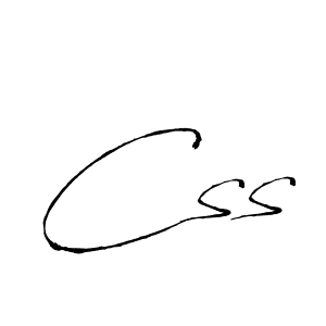 How to make Css signature? Antro_Vectra is a professional autograph style. Create handwritten signature for Css name. Css signature style 6 images and pictures png