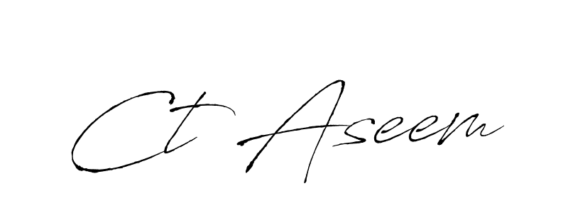 Also You can easily find your signature by using the search form. We will create Ct Aseem name handwritten signature images for you free of cost using Antro_Vectra sign style. Ct Aseem signature style 6 images and pictures png