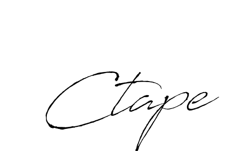 The best way (Antro_Vectra) to make a short signature is to pick only two or three words in your name. The name Ctape include a total of six letters. For converting this name. Ctape signature style 6 images and pictures png