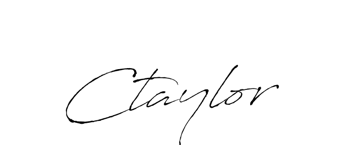 How to make Ctaylor signature? Antro_Vectra is a professional autograph style. Create handwritten signature for Ctaylor name. Ctaylor signature style 6 images and pictures png