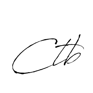 Design your own signature with our free online signature maker. With this signature software, you can create a handwritten (Antro_Vectra) signature for name Ctb. Ctb signature style 6 images and pictures png