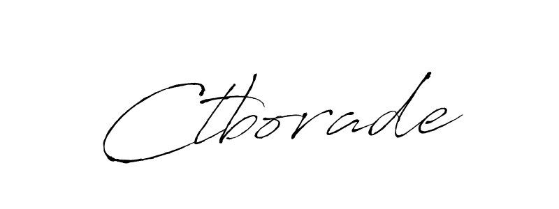 How to make Ctborade name signature. Use Antro_Vectra style for creating short signs online. This is the latest handwritten sign. Ctborade signature style 6 images and pictures png