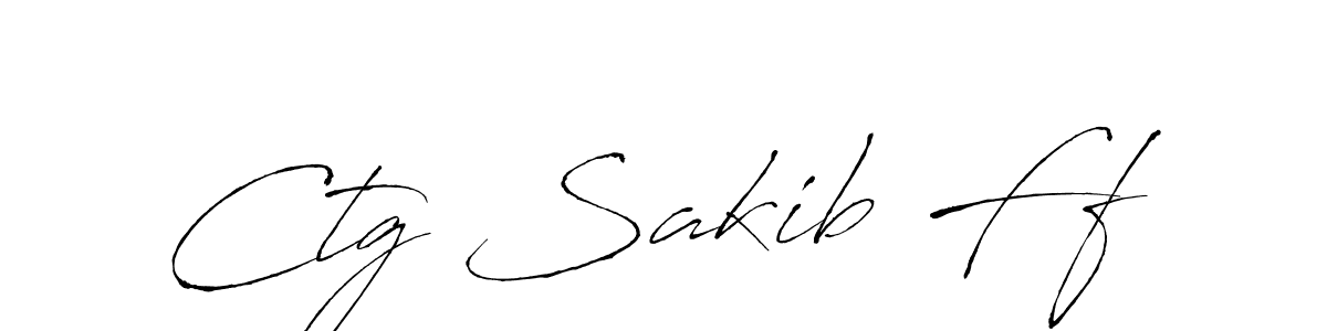 Design your own signature with our free online signature maker. With this signature software, you can create a handwritten (Antro_Vectra) signature for name Ctg Sakib Ff. Ctg Sakib Ff signature style 6 images and pictures png