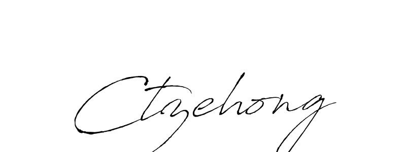 Ctzehong stylish signature style. Best Handwritten Sign (Antro_Vectra) for my name. Handwritten Signature Collection Ideas for my name Ctzehong. Ctzehong signature style 6 images and pictures png