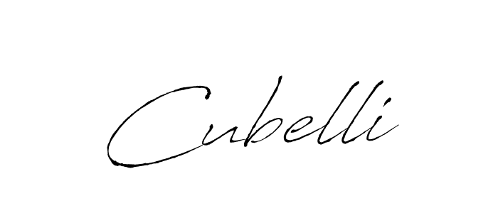 Design your own signature with our free online signature maker. With this signature software, you can create a handwritten (Antro_Vectra) signature for name Cubelli. Cubelli signature style 6 images and pictures png