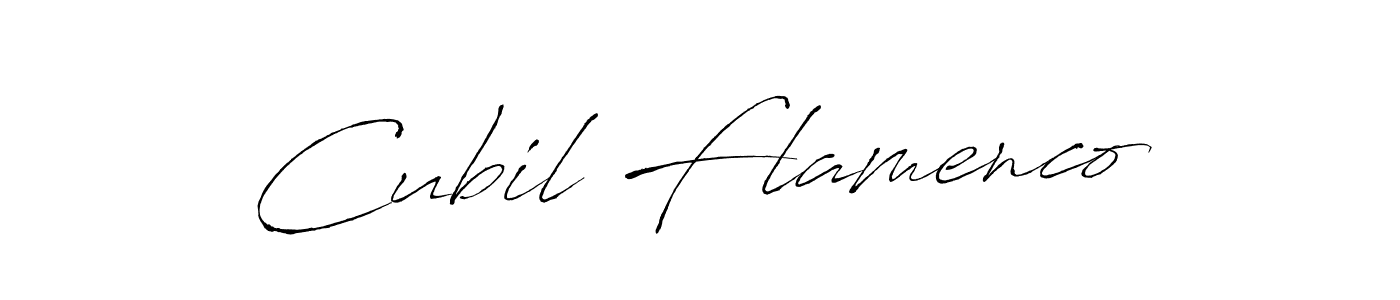 Design your own signature with our free online signature maker. With this signature software, you can create a handwritten (Antro_Vectra) signature for name Cubil Flamenco. Cubil Flamenco signature style 6 images and pictures png