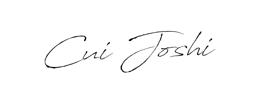 Also we have Cui Joshi name is the best signature style. Create professional handwritten signature collection using Antro_Vectra autograph style. Cui Joshi signature style 6 images and pictures png