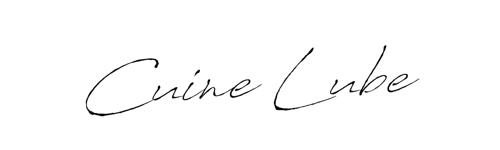 Antro_Vectra is a professional signature style that is perfect for those who want to add a touch of class to their signature. It is also a great choice for those who want to make their signature more unique. Get Cuine Lube name to fancy signature for free. Cuine Lube signature style 6 images and pictures png