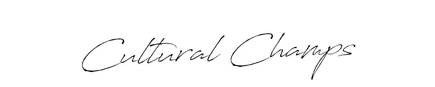 Use a signature maker to create a handwritten signature online. With this signature software, you can design (Antro_Vectra) your own signature for name Cultural Champs. Cultural Champs signature style 6 images and pictures png