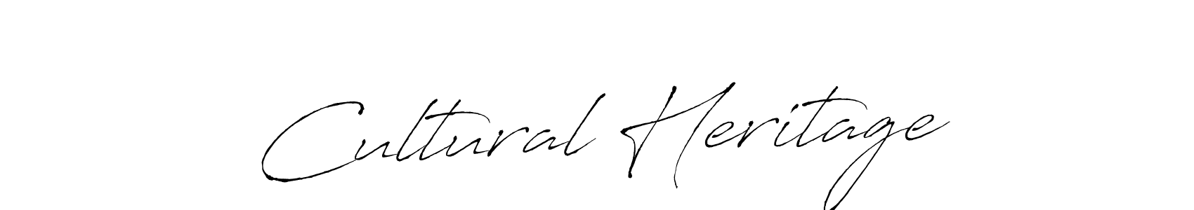 You should practise on your own different ways (Antro_Vectra) to write your name (Cultural Heritage) in signature. don't let someone else do it for you. Cultural Heritage signature style 6 images and pictures png