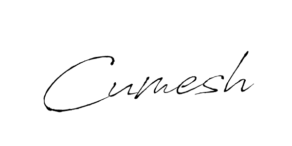 Cumesh stylish signature style. Best Handwritten Sign (Antro_Vectra) for my name. Handwritten Signature Collection Ideas for my name Cumesh. Cumesh signature style 6 images and pictures png