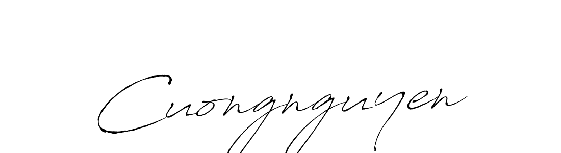 Make a beautiful signature design for name Cuongnguyen. With this signature (Antro_Vectra) style, you can create a handwritten signature for free. Cuongnguyen signature style 6 images and pictures png