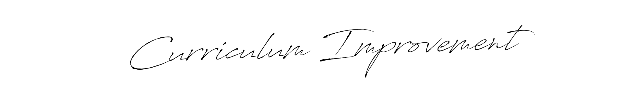 Curriculum Improvement stylish signature style. Best Handwritten Sign (Antro_Vectra) for my name. Handwritten Signature Collection Ideas for my name Curriculum Improvement. Curriculum Improvement signature style 6 images and pictures png