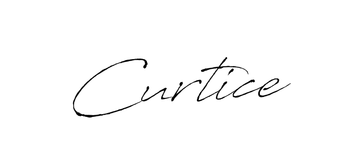 Curtice stylish signature style. Best Handwritten Sign (Antro_Vectra) for my name. Handwritten Signature Collection Ideas for my name Curtice. Curtice signature style 6 images and pictures png