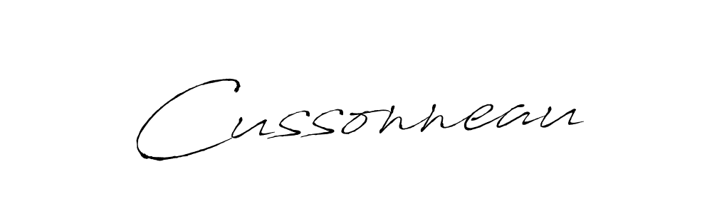Create a beautiful signature design for name Cussonneau. With this signature (Antro_Vectra) fonts, you can make a handwritten signature for free. Cussonneau signature style 6 images and pictures png